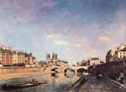 Johan-Barthold Jongkind The Seine and Notre-Dame de Paris china oil painting artist